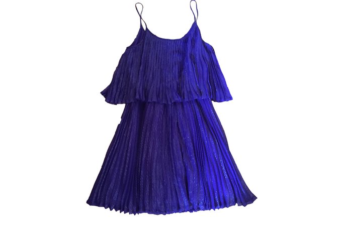 Halston Heritage Dress Purple Silk  ref.44283