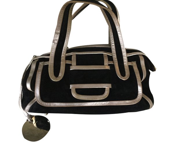 Pierre Hardy Handbags Black Leather  ref.44321