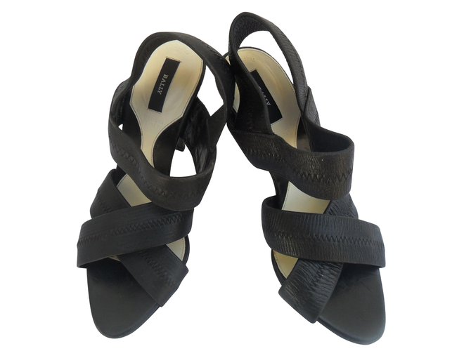 Bally sandali Nero Pelle  ref.44480