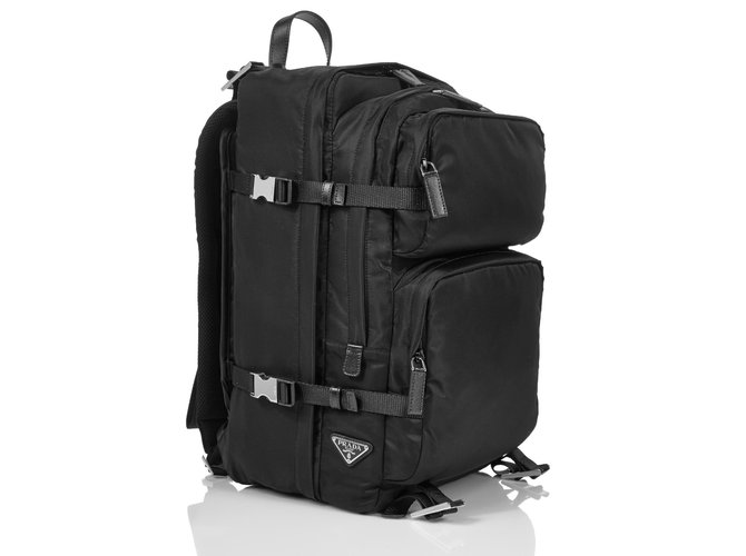 Prada Backpack Black Nylon  ref.44597