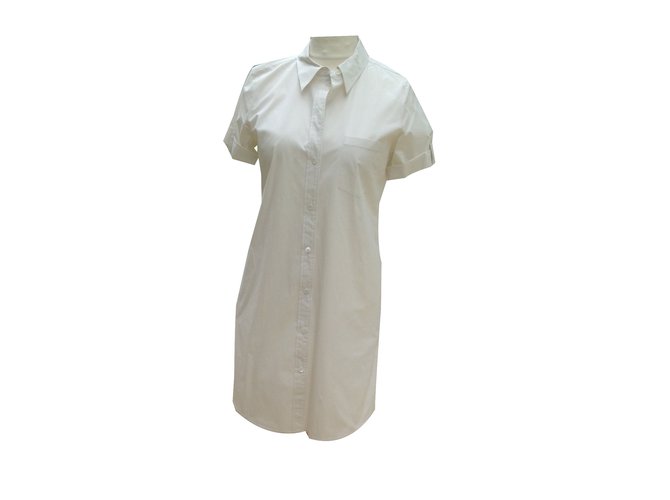 Theory Robes Coton Blanc  ref.44599