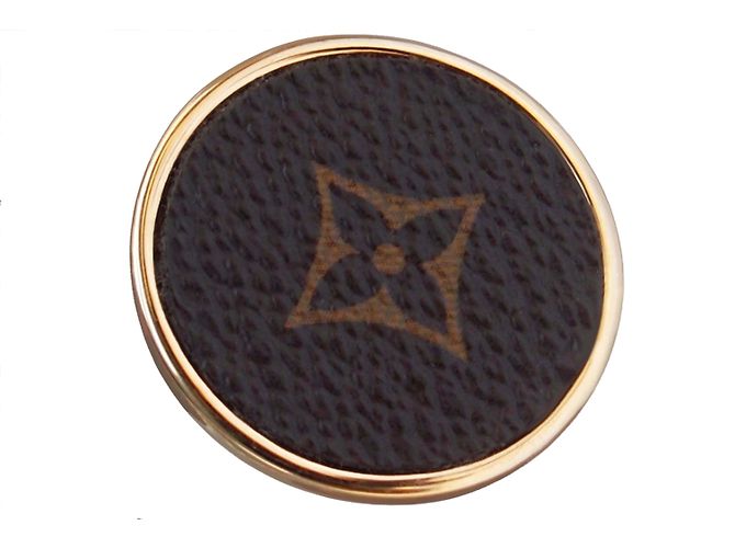Louis Vuitton Pins e spille Marrone Metallo