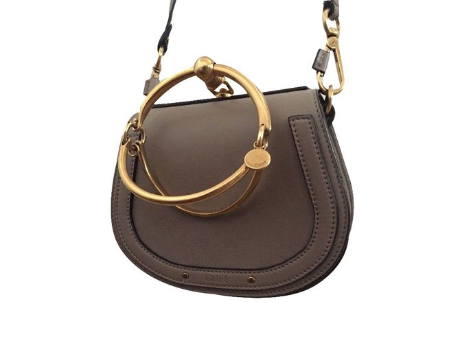 Chloé Handbags Grey Leather  ref.44667