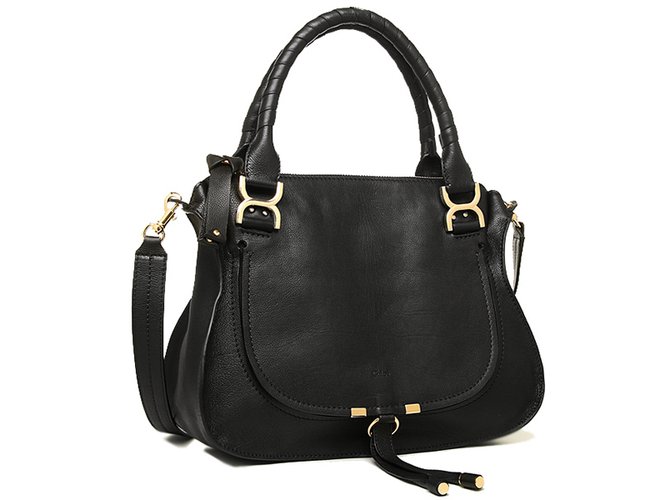 Chloé Marcie Medium Black Leather  ref.44679