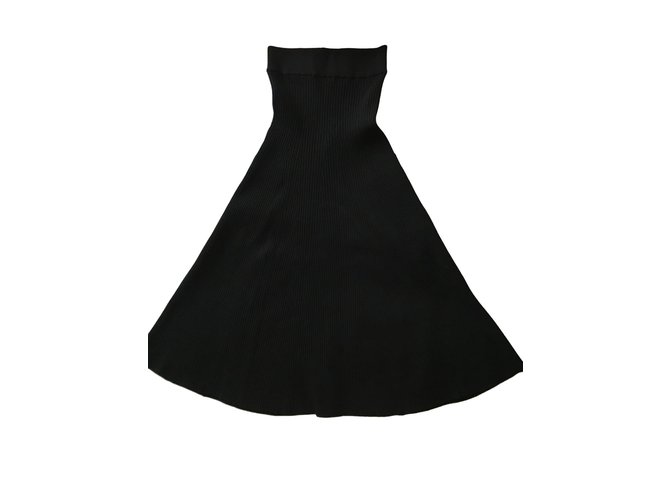 Maje Skirts Black Viscose  ref.44690