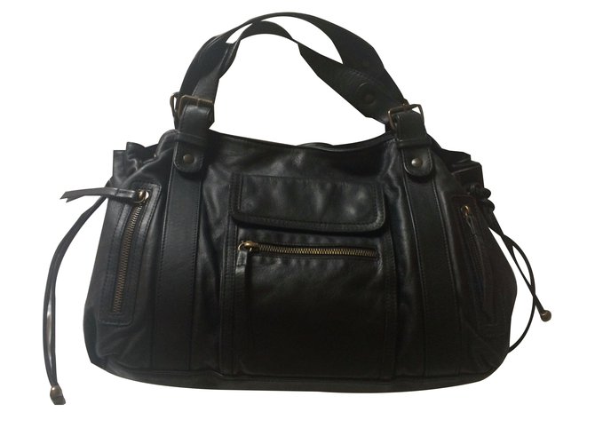 Gerard Darel Handbags Black Leather  ref.44701