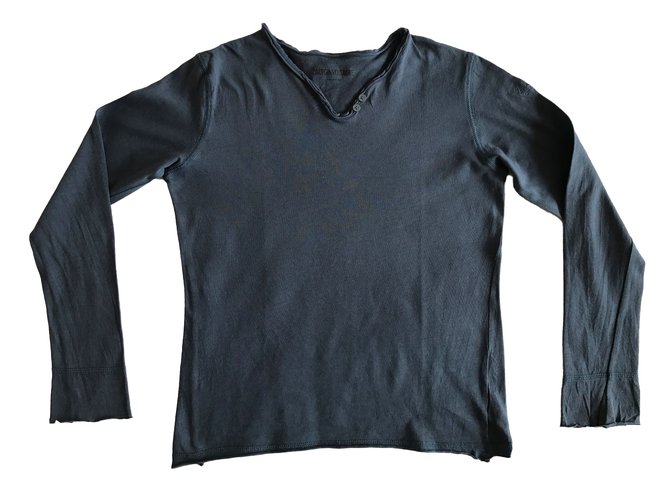 Zadig & Voltaire T-shirt Coton Bleu  ref.44856