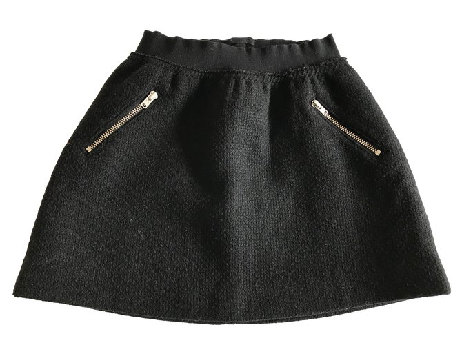 Bonpoint Skirts Black Wool  ref.44926