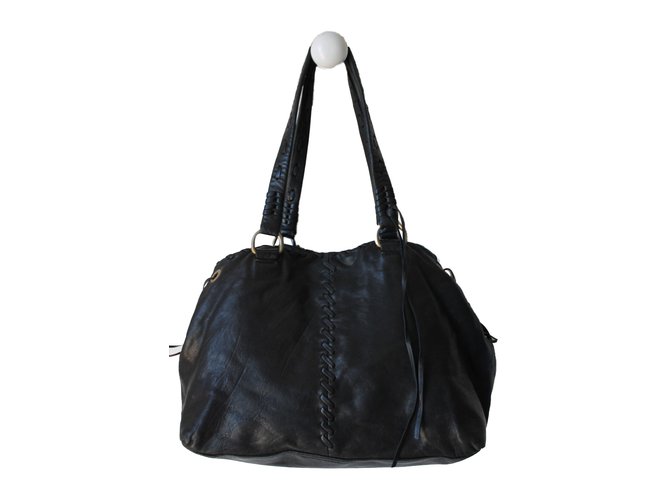 Miu Miu Handbags Black Leather  ref.62052