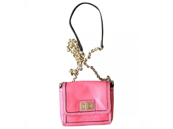 Maje Handbags Pink Leather  ref.44973