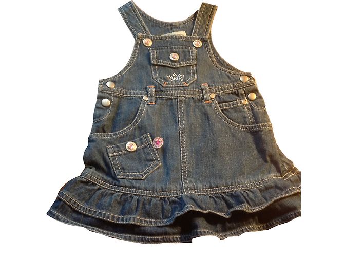 Autre Marque Robe en jean bleue 6 mois