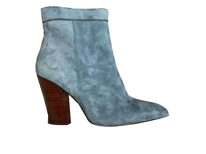 Autre Marque Botines de piel gris