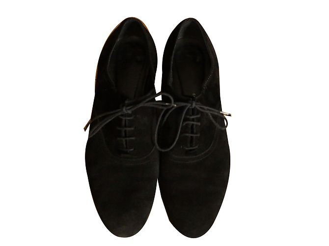Autre Marque Richelieu Philippe Papadopoulos camoscio nero 38