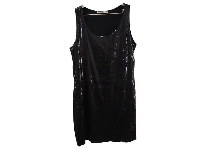 KOOKAÏ Paillettenkleid Schwarz