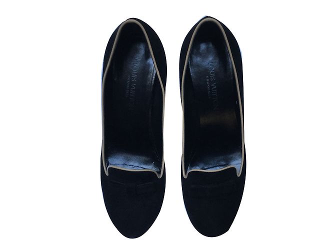 Louis Vuitton Pumps Schwarz Hirschleder