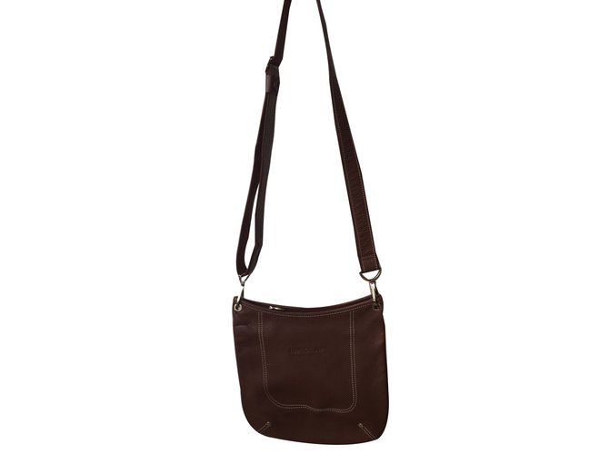 Longchamp Handbags Caramel Leather  ref.45065