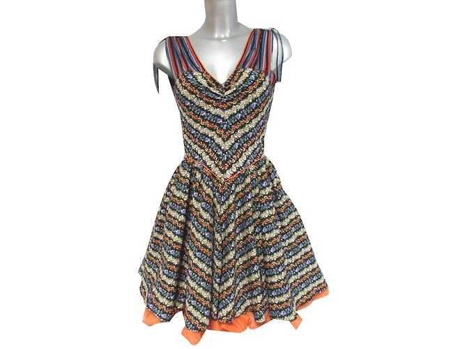 Kate Moss For Topshop Vestito Multicolore