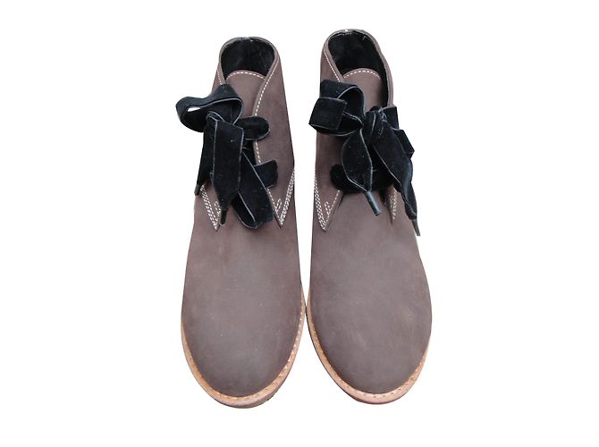 Botines Paul Smith Joril Marrón Oscuro Piel de Ciervo