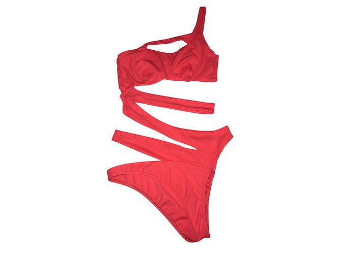 Agent Provocateur Lexxi swimsuit Coral Elastane ref.45135 Joli