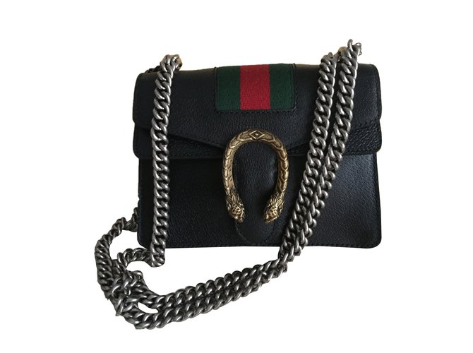 Gucci Dionisyus Black Leather  ref.45153