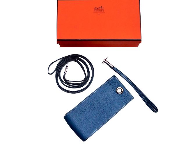 Hermès Hermes cigarette case Blue