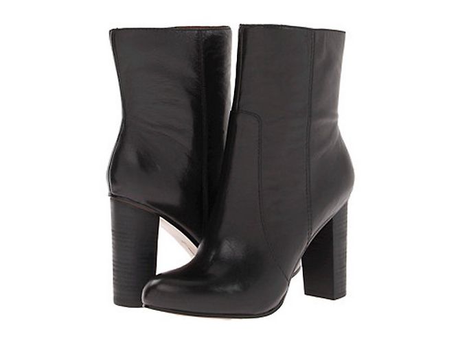Botines Nine West de cuero negro