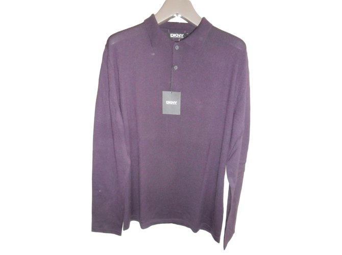 Dkny Polo Purple Wool  ref.45495