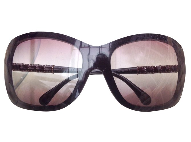 Chanel Oculos escuros Marrom  ref.45523