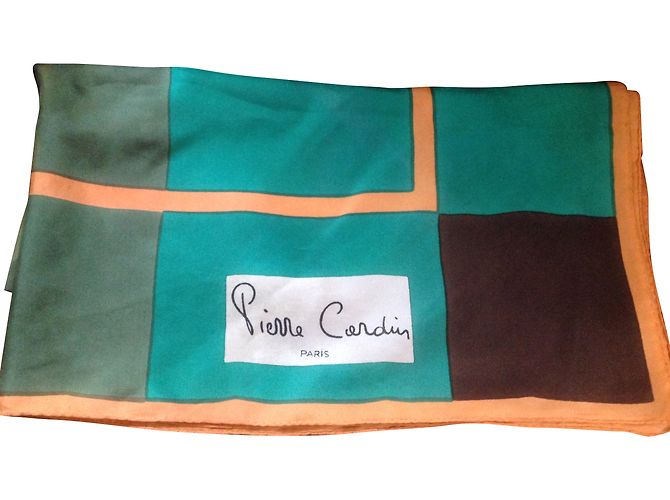 Sciarpa Pierre Cardin in seta verde