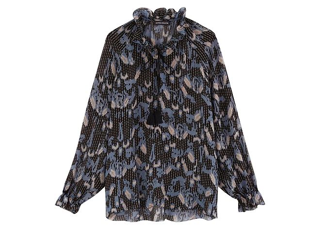 Camicetta Antik Batik Ceres stampata in viscosa Multicolore