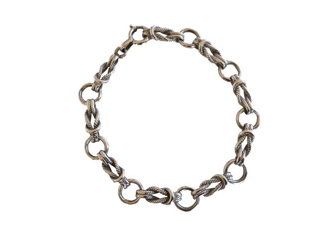 Hermès Bracelets Silvery Silver  ref.45716