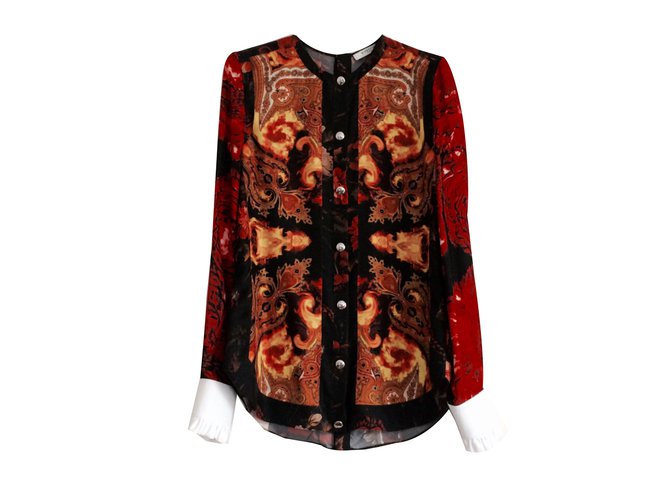 Givenchy Tops Red Silk  ref.45833