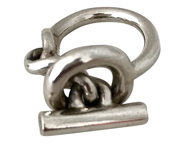 Hermès Chaine d'ancre GM Ring Prata Prata  ref.45915