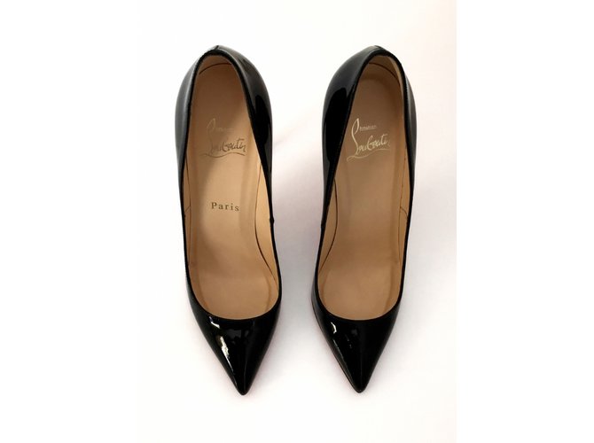 Christian Louboutin Pigalle Black Patent leather  ref.45944