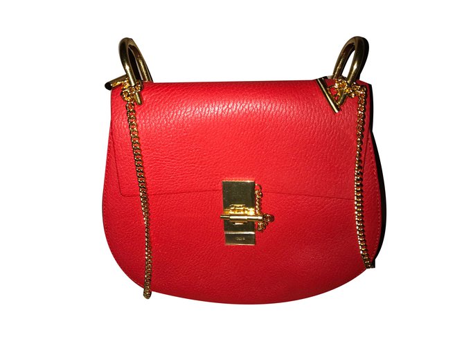 Chloé Handbags Red Lambskin  ref.45949