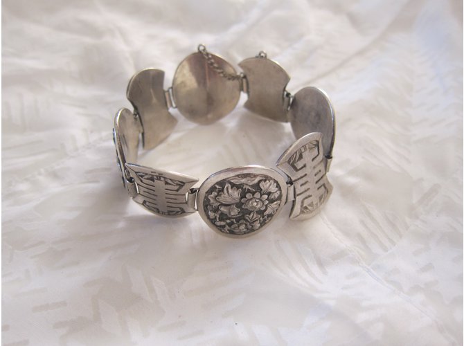 Autre Marque Bracelets Silvery Silver  ref.45957