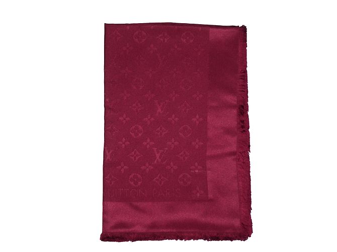 Louis Vuitton Sciarpe di seta Bordò