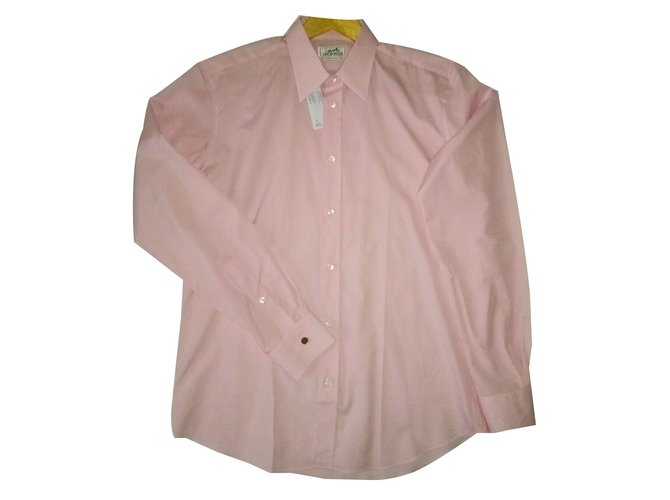 Hermès Camicie Rosa Cotone