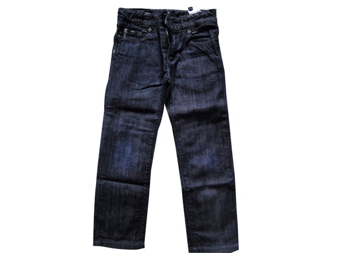 Hugo Boss Pants Blue Denim  ref.46474