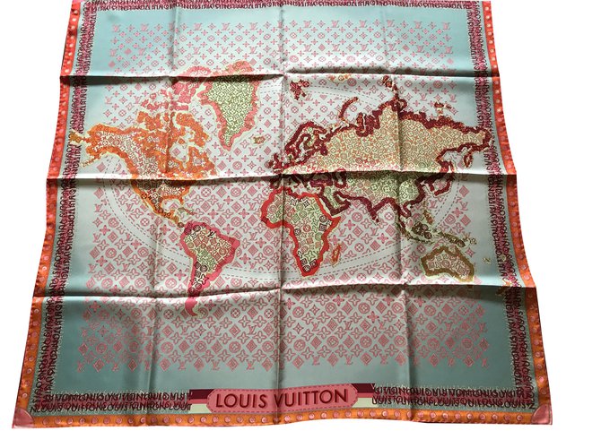 Louis Vuitton Foulard Soie Multicolore  ref.46502