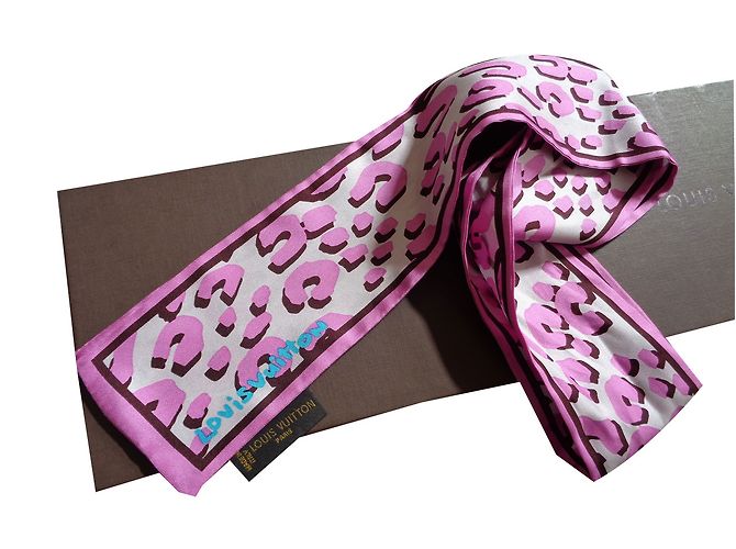 Louis Vuitton sciarpe Rosa Seta
