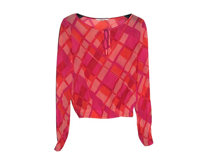 Vanessa Bruno Blouse Soie Rose  ref.46526