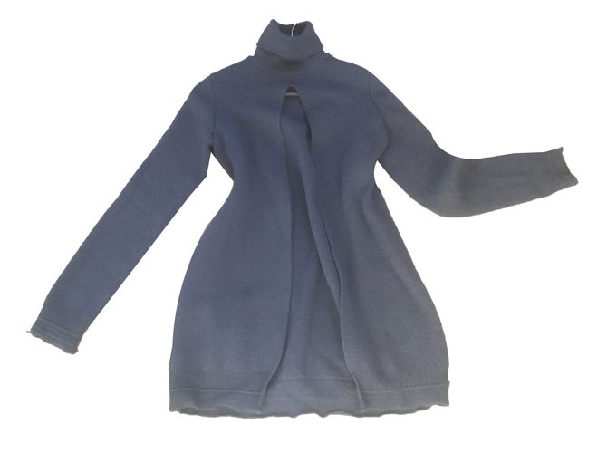 Louis Vuitton Jacket Blue Wool  ref.46557