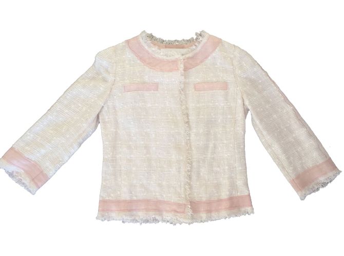 Chaqueta de algodón rosa Dolce & Gabbana
