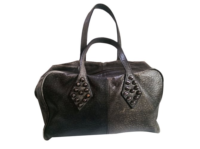 Zadig & Voltaire Handbags Khaki Leather  ref.46564
