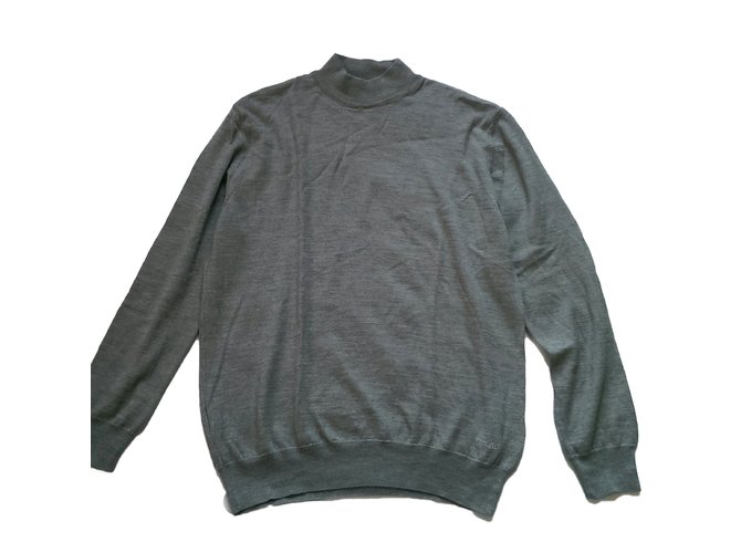 Smalto Knitwear Grey Wool Acrylic  ref.46610