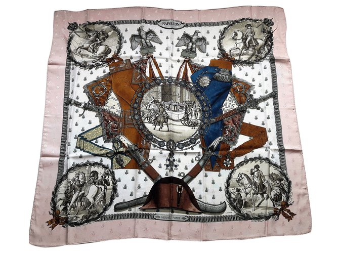hermes napoleon silk scarf