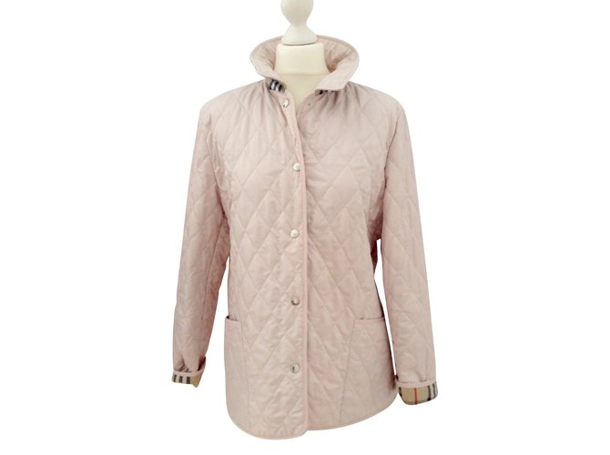 Burberry Jackets Pink Polyester  ref.46693