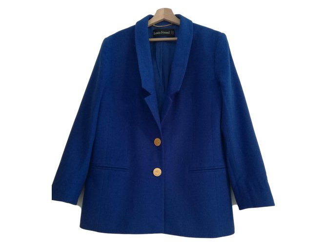Louis Féraud Jacket Blue Wool ref.46732 - Joli Closet
