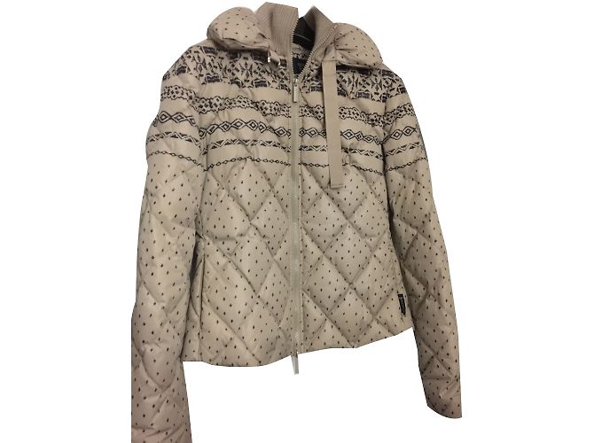 Armani Jeans short jacket beige black pattern